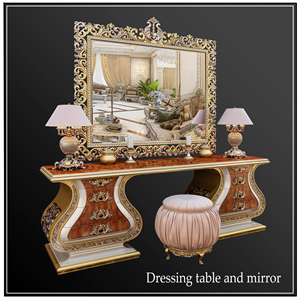 Modern Dressing Table 3d Model